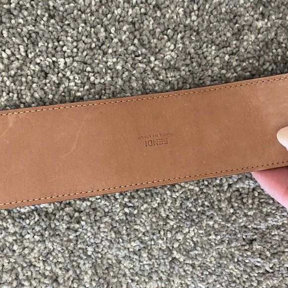 Fendi suede and leather belt - Picture 4 of 6